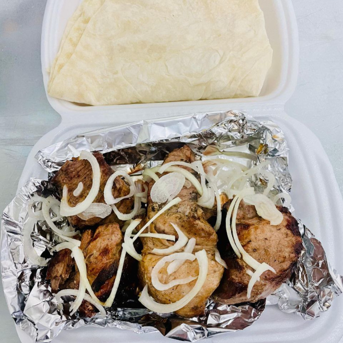 Шашлык из свиной шеи-филе